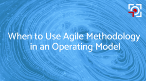 when to use agile methodology in an operating model