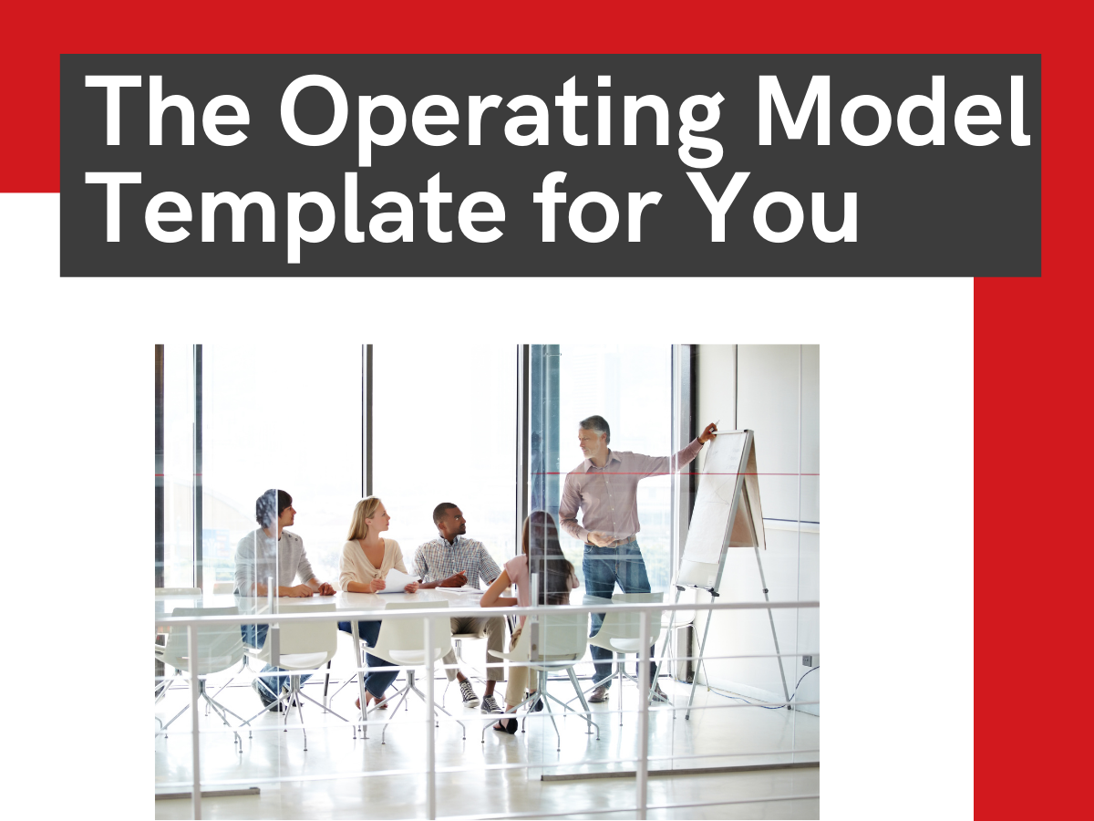 The operating model template for you