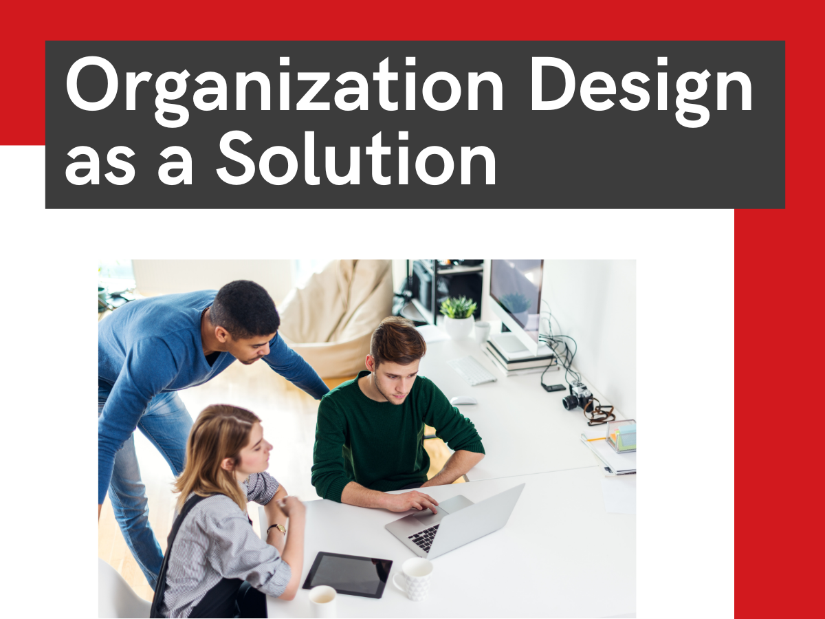 Organization Design as a Solution